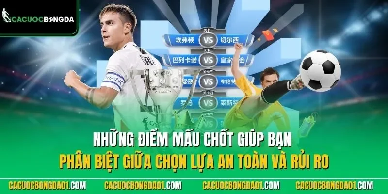 Những điểm mấu chốt giúp bạn phân biệt giữa chọn lựa an toàn và rủi ro
